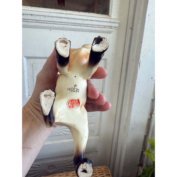 Vintage MCM Lefton Siamese Cat Kitty Figurine - Picture 11 of 12